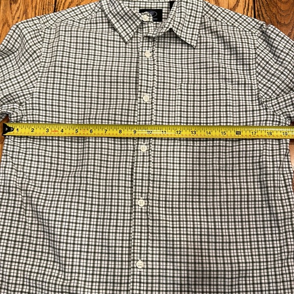 FIRSTWAVE BOYS BUTTON UP PLAID COTTON SHIRT IN SIZE 16 - Picture 7 of 7